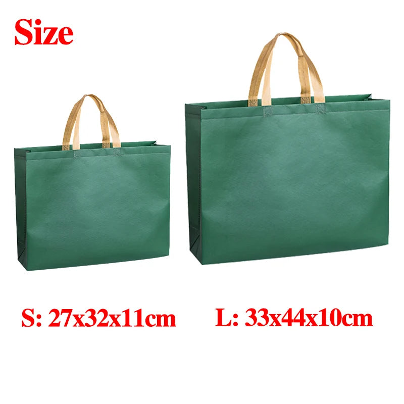 Big Eco-Friendly Folding Shopping Bag Reusable Portable Shoulder Handbag For Travel Grocery Package Storage Bag Large Tote Pouch