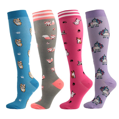 HUAYASX cute Compression Stockings Women men Pressure | SAMAG