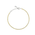 ANDYWEN 925 Sterling Silver 1.5mm Tennis Zircon Charm Long Chain Necklace Rock Punk Fashion Fine Jewelry Gift Wedding Party