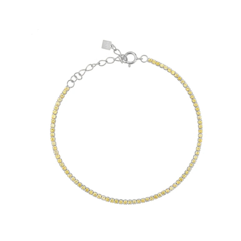 ANDYWEN 925 Sterling Silver 1.5mm Tennis Zircon Charm Long Chain Necklace Rock Punk Fashion Fine Jewelry Gift Wedding Party