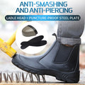 Safetoe Safety Shoes with Steel Toe Cap,Light Weight Work Safety Boots with Waterproof Leather for Men and Women Botas Hombre