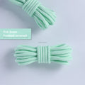 1pair Round Shoelaces Polyester Solid Classic For Yezy Sports Boot Bold Shoeslace Sneaker Shoe Laces Shoes Strings