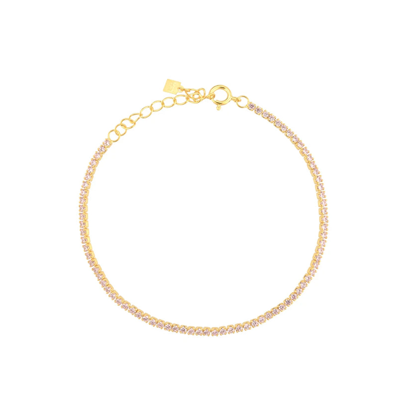 ANDYWEN 925 Sterling Silver 1.5mm Tennis Zircon Charm Long Chain Necklace Rock Punk Fashion Fine Jewelry Gift Wedding Party