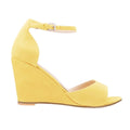 Women's Open Toe Ankle Strap Buckle Wedge High Heels Sandals Party Wedding Dress Ladies Sexy Shoes