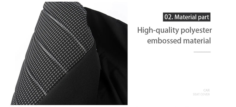 AUTOYOUTH Front Car Seat Covers Airbag Compatible Universal Fit Most Car SUV Car Accessories Car Seat Cover for Toyota 3 color