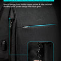 Tigernu Men's Backpack Fashion Travel Backpacks Male Anti Theft USB Charging 15.6 Laptop Backpack Waterproof School Bags For Men