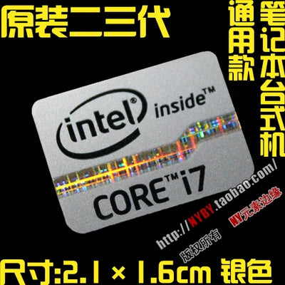 DIY Sticker Decoration Original Second And Third-Generation Cpu i3 i5 i7 Laptop Personality Label
