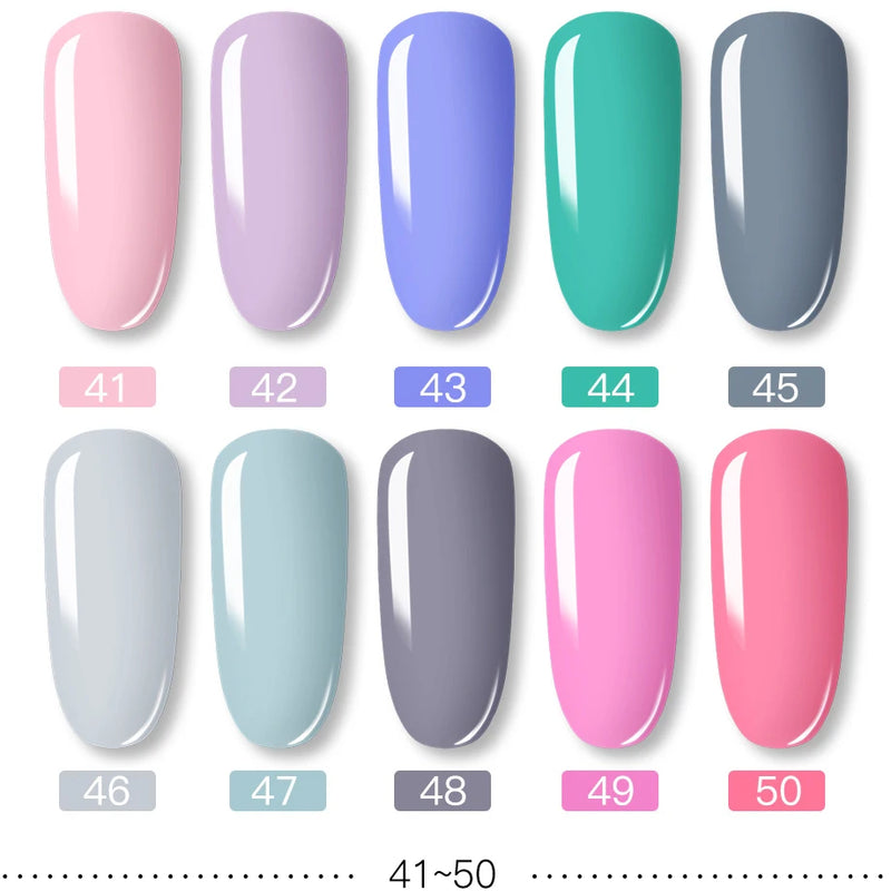 ROSALIND Gel Polish Manicure for Nails Semi Permanent Vernis top coat UV LED Gel Varnish Soak Off Nail Art Gel Nail Polish