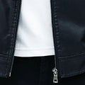 Men Leather Suit Jacket Men Slim Fit Short Coat Men Fashion Leather jacket Streetwear Casual Blazer Jackets Male Outerwear