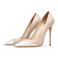 elegant Heels for womenLuxury Genuine Leather High Heels Shoes Mixed Colors Women's Pumps Stiletto Fashion Sexy Prom Shoes women