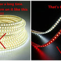 LED Strips Light 220V SMD2835 IP67 Waterproof Flexible Rope Lamp 120Leds/M High Brightness Outdoor Indoor Tape Decor EU Plug