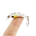 Mini Minnow Wobblers Triangle Hooks Fish Popper Bass | SAMAG