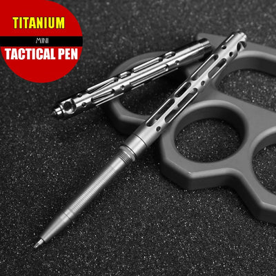 Titanium TC4 Mini Tactical Pen Self Defense Outdoor EDC | SAMAG