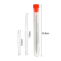 1set Open Big Eye Beading Needles Bead Necklace Bracelet Tools Stainless Steel Self Threading Needle Pins For Jewelry Supplies