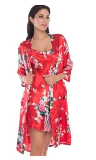 1 Set Women Sleepwear Rayon Sexy Intimates Lingerie Dress | SAMAG