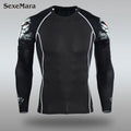New Men's Thermal Underwear Sets Compression Sport Suit Sweat Quick Drying Thermo Underwear Men Clothing Long Johns Sets