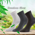 10 Pairs High Quality Bamboo Fiber Men's Socks Business Breathable Deodorant Compression Socks Men Long Big Size EUR 38-46