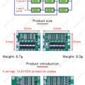 3S/4S 20 40A 60A Li-ion Lithium Battery Charger Protection Board 18650 BMS Drill Motor 11.1V 12.6V/14.8V 16.8V Enhance/Balance
