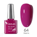 VENALISA Non Cleansing Topcoat Nail Art 7.5ml Soak off Base Coat Foundation No Wipe Top Coat Nail Gel Funny Bunny Gel Varnish