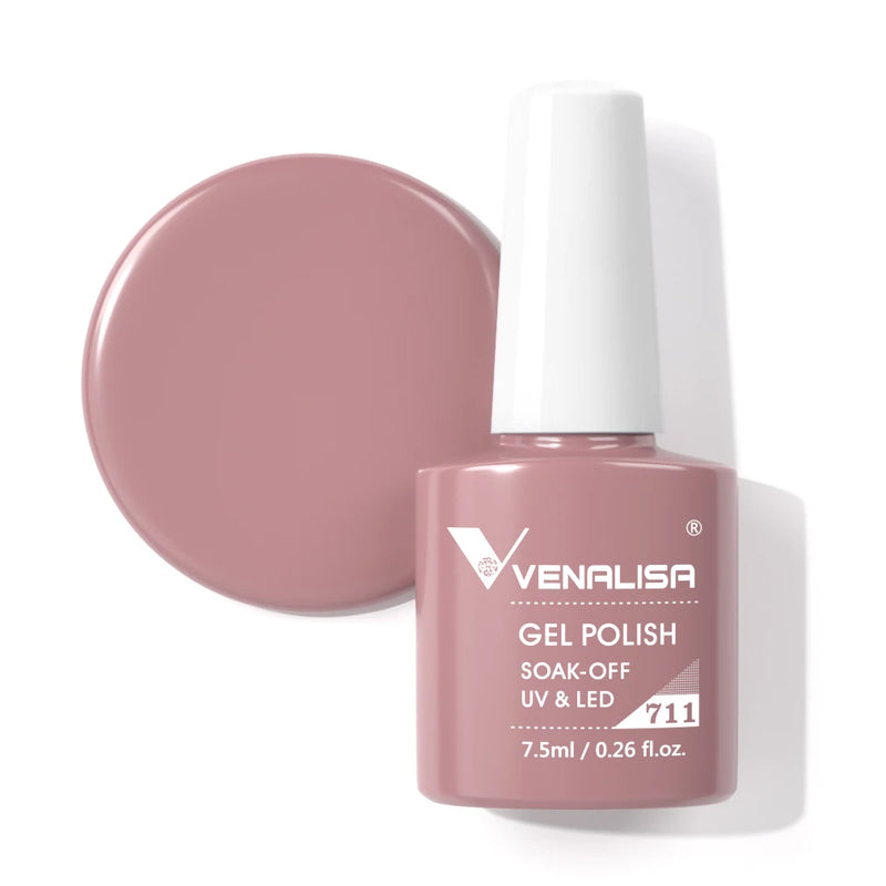 VENALISA Non Cleansing Topcoat Nail Art 7.5ml Soak off Base Coat Foundation No Wipe Top Coat Nail Gel Funny Bunny Gel Varnish