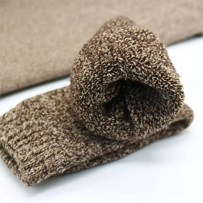 Winter Men's Merino Wool Socks Super Thick Warm Harajuku | SAMAG