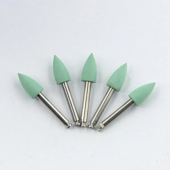 Dental Silicone Grinding Head Amalgam/Metal Polisher For Low-Speed Handpiece Contra angle Composite Teeth Polishing RA Stone