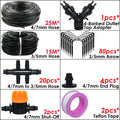 KESLA Garden Automatic Watering Irrigation Kit Elbow Emitter Drip System 4/7MM to 3/5MM Hose for Bonsai Potted Flower Greenhouse