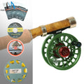 Maxcatch V-Feather Fly Rod Reel Kit Lightweight 2/3WT Fly Fishing Combo Outfit for Small Stream Creek Trout Beginner