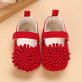 0-18 Months Red Girl Boy Newborn Baby Christmas Cute Cartoon Cotton Shoes Soft Sole Toddler Infant Walking Shoes