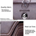 BULLCAPTAIN  MEN'S Leather BELT WAIST Bag Military Fanny PACK Molle Small Money Phone WAIST PACK Bum Pouch PURSE