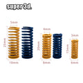 3D Printer Parts Spring for Heated Bed Leveling Extruder Strong Spring Bore 3/4/5mm Outer Diameter 6/8/10mm Length 15/20/25mm