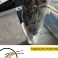 6pcs 12g 18g fishing shrimp prawn lure baits, river prawn fishing craws saltwater bream lures with luminous eyes