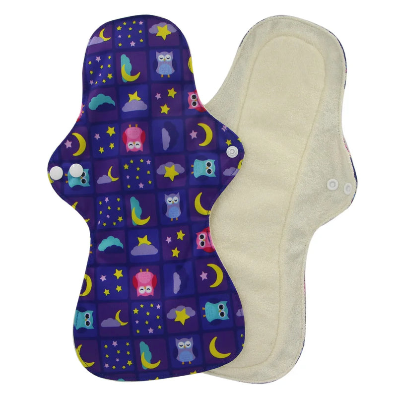 Reusable Urinary Incontinence Menstrual Pads Heavy Flow Large Size Breathable Cloth Napkin Waterproof Overnight Sanitary Pads