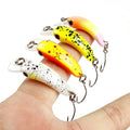 Mini Minnow Wobblers Triangle Hooks Fish Popper Bass | SAMAG