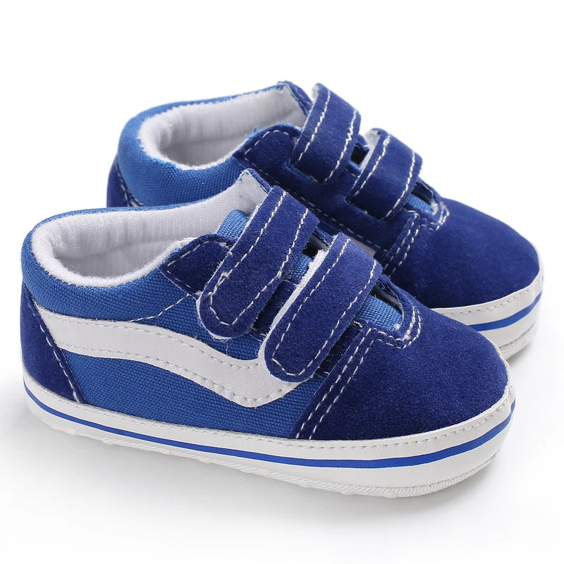 Canvas Sneakers Baby Boy Girl Shoes First Walkers Infant Toddler Anti-Slip Soft Sole Classical Newborn Baby Shoes 0-18 Month
