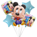 5pcs Mickey Minnie Head Birthday Party Decoration Balloon Helium Foil Balloons Baby 1st Baby Shower Air Globos Kids Toys Ball