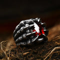 BEIER Stainless steel Cool Unique Black Stone Ring Titanium Steel Retro Old Totem Jewelry For Man Factory Price Sale BR8-334