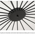 Black Chandelier Living room Foyer Hotel Large Chandelier Indoor Nordic Post Modern Loft Industiral Vintage Chandelier Lighting