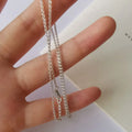 S925 Sterling Silver Rolo Chain Necklace for Women and Men Elegant Simple Fashion Jewelry Gift