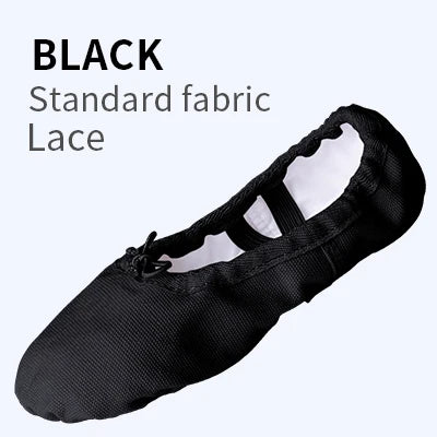 Boys Men Ballet Dance Shoes Adult Girls Soft Canvas Practice Dance Shoes Leather Sole Ballerina Shoes For Ballet