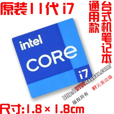 Hot Wholesale Original Core i7 3 4 5 6 7 8 9 10th Generation Laptop Desktop CPU Label Sticker
