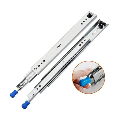 1 Pair Heavy Duty Locking Drawer Slides Full Extension | SAMAG