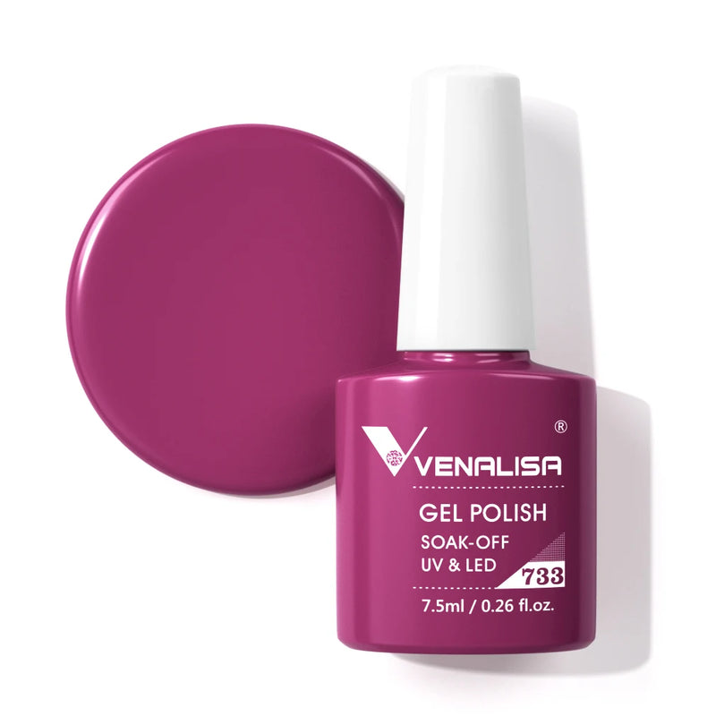 VENALISA Non Cleansing Topcoat Nail Art 7.5ml Soak off Base Coat Foundation No Wipe Top Coat Nail Gel Funny Bunny Gel Varnish