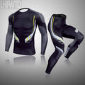 Men's Thermal Underwear Set MMA Tactics Fitness Leggings Base Compression Sports Suit Underwear Long Johns Men Clothing Brand