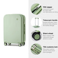 Mixi Puristic Design Travel Luggage Rolling Wheel Hardside Women Suitcase Men Trolley Case 16 20 Carry On/Big 22 24 26 28 Inch