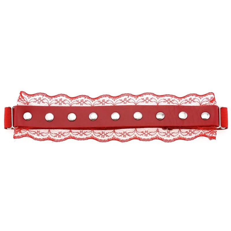 Flower Summer Sexy Women Elastic Leather Leg Ring Garter Belt Lace Punk Rivet Thigh Ring Goth Harajuku Harness Stockings Garter