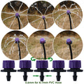 KESLA Garden Drip Irrigation Kit for 4/7mm 1/4'' Hose Automatic Watering Sprinkler Dripper Tee Connector Misting Cooling System