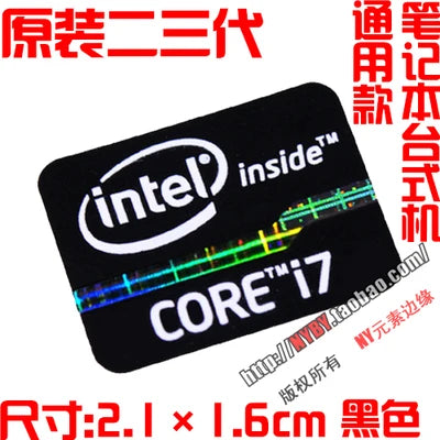 Hot Wholesale Original Core i7 3 4 5 6 7 8 9 10th Generation Laptop Desktop CPU Label Sticker