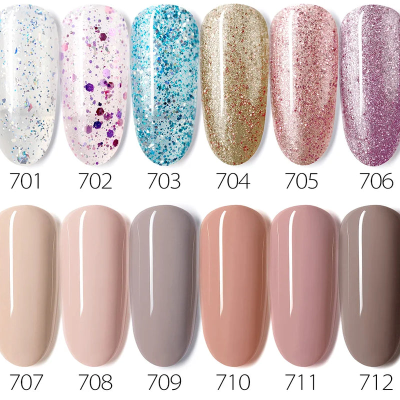 VENALISA Non Cleansing Topcoat Nail Art 7.5ml Soak off Base Coat Foundation No Wipe Top Coat Nail Gel Funny Bunny Gel Varnish