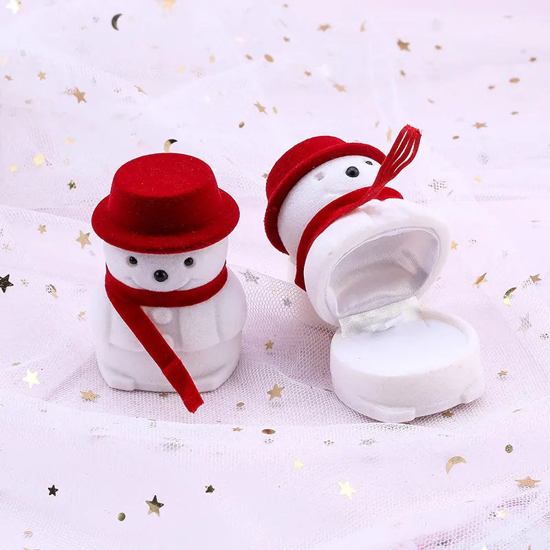One Piece Velvet Jewelry Box Gift Box Container Wedding Ring Box Ring Case Earrings Holder For Jewelry Display & Gift Package
